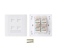 Buwei 86 Type Sortie d'interface de câble RJ45 du Module réseau CAT5E du Panneau de Prise d'ordinateur