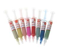 Buwei 8Pcs Pâtes de rodage de Polissage au Diamant, seringues composées, Outils de 0,5 à 10 microns