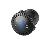 Buwei Affichage à LED d'horloge numérique Tactile de Moto de Camion de Bateau de Voiture des véhicules à Moteur de 12V / 24V