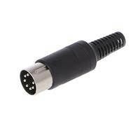 Buwei Connecteur de Prise Femelle DIN 3/4/5/6/7/8 Broches Support de câble de châssis