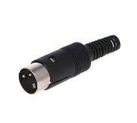 Buwei Connecteur de Prise Femelle DIN 3/4/5/6/7/8 Broches Support de câble de châssis