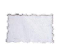 Buwei Grand Rectangle Plaque résine Moule surdimensionné Plateau de Disque de Fruits résine Moule Art Artisanat