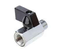Buwei Mini vanne à Bille en Laiton 1/4 "BSP mâle à Tuyau de compresseur d'air à Filetage Femelle