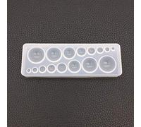 Buwei Moule en Silicone Bricolage Cristal résine époxy moules Temps Pierre Fabrication de Bijoux Artisanat Rond à la Main gâteau Fondant Outils de Chocolat