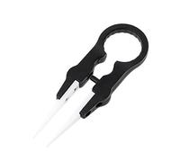 Buwei Multifonctionnel Steam Vaper Tête D'isolation en Céramique Pince À Épiler Pince Noir