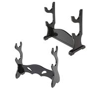 Buwei présentoir de Support à Deux Niveaux/Support de Support en Acrylique pour la Collection de Baguette Magique d'épée de Dessin animé et de Bande dessinée