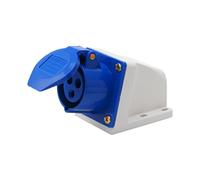 Buwei Prise Industrielle de 16 ampères 3 Broches 220-250V étanche IP44 2P + T 3Phase 16A