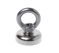 Buwei Puissant Rond Aimant néodyme Crochet détecteur de métaux Forte pêche en mer Chasse