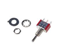 Buwei SPDT MTS-103 Rouge 3Pin on-Off-on Mini Interrupteur à Bascule 3 Positions AC250V 2A 120V 5A