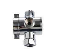 Buwei Valve Adaptateur en T à 3 Voies pour Valve de dérivation de pommeau de Douche de Bidet de Toilette 1/2 Pouce