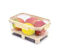 Buwico Boîtes de conservation avec couvercle, boîte de rangement pour réfrigérateur, boîtes de rangement avec égouttoir, convient pour les paniers de pique-nique en plein air, boîtes de rangement pour