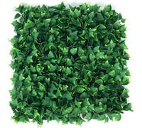 Buxibo Haie Artificielle - 4x50x50 cm - Mur Végétal - Feuillage Synthétique - Écran Balcon - Plantes Artificielles intérieur/extérieur - Feuillu