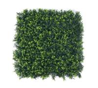 Buxibo Haie Artificielle - 4x50x50 cm - Mur Végétal - Olivier Synthétique - Écran Balcon - Plantes Artificielles intérieur/extérieur - Olivier