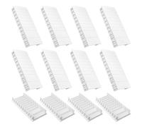 BuxiuGK 12 Pièces Obturateur Tableau Electrique 10 modules,6HP couvercle aveugle séparable et combinable pour boîtiers d'alimentation
