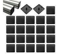 BuxiuGK 60 Pièces 3030 Profilés en Aluminium Capuchon d'extrémité Attaches en Plastique Embouts profilés en aluminium pour 3030 Profilés Industriels Standard Européen,30x30mm