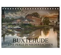 Buxtehude - Eine Perle in Niedersachsen (Tischkalender 2026 DIN A5 quer), CALVENDO Monatskalender: Die Reise durch ein zauberhaftes Städtchen.