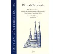 BUXTEHUDE - VII SUONATE, OPERA PRIMA, 1694 : SONATA IN A MINOR op.1,3 BuxWV 254