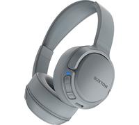 BUXTON BHP 7300 GREY Casque sans fil, fonction mains libres, design pliable, 26 heures d'autonomie, Bluetooth : V5.0 BLE, gamme de fréquences 20 Hz - 20 000 Hz, microphone intégré