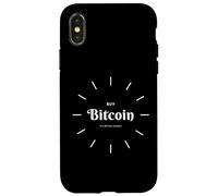 Buy Bitcoin Its Better Money Bitcoin Blockchain Crypto BTC Coque pour iPhone X/XS