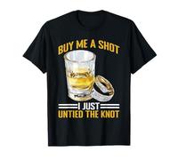 Buy Me A Shot I Just Untied The Knot Partie de Divorce - T-Shirt