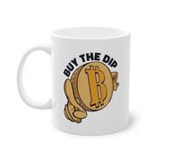 Buy The Dip Crypto Crypto Trader 04298B Tasse à café | Crypto-monnaie Blockchain Bitcoin Tasse blanche