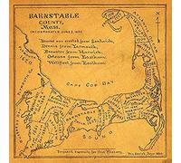 Buyartforless Carte de Barnstable Vintage Cape Cod Masse 12 x 12 Art Poster Print Made in The USA