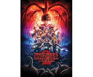 Buyartforless Poster Stranger Things - Saison 2 - Casting - 91,4 x 61 cm - Multicolore