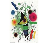 Buyartforless Poster The Singing Fish par Joan Miro 45,7 x 30,5 cm