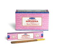 Buycrafty Satya Champa Nirvana Lot de 12 boîtes de bâtonnets d'encens 15 g