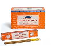 Buycrafty Satya Champa Spiritual Aura de bâtons d'encens, boîte de 180 grammes (15 g x 12 boîtes)