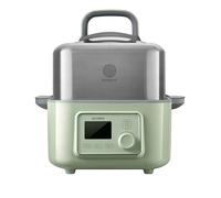 BUYDEEM Cuiseur alimentaire numérique multifonction pour la cuisson - Capacité de 5 l - Avec casseroles et plaque en céramique - 1500 W - 6 programmes automatiques - Vert