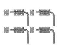 Buyers Products B2595LKB Lot de 4 loquets ressort avec gardien 1/2"" Goupille de loquet ressort zingue 1/2"" Goupille de loquet ressort zing