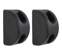 Buyers Products B5800 Pare-chocs en caoutchouc moul en forme de D 3 x 3-1/2 x 6 pouces Ensemble de deux pare-chocs pour la protection des camion