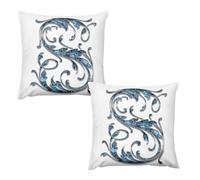 buyiikjd SHousse De Coussin 26 "x26 Lot De 2 | en Tissu Épais Aspect Lin, Doux Et Décoratif pour Canapé Et Salon - Style Bohème Chic, Idéal pour Décoration Chambre, Beige Crème