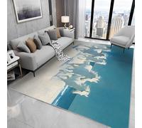 buyluhn Petit Tapis Cheval Entree Interieur Absorbant 100x120, Paillasson Fin Tapis Salon Animaux Lavable Machine Tapis Doux Decoration, Moquette Poil Ras Enfant Ado Adulte N42