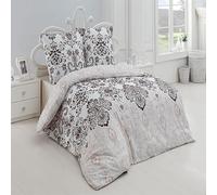 Buymax® Housse de Couette 3 Pièces 200x200 cm 100% Coton - Parure de lit Renforcé avec 2 Taies d’Oreiller 80x80 cm, Fermeture Éclair, Certifiée Oeko-TEX