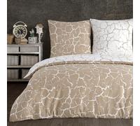 Buymax® Housse de Couette 3 Pièces 200x200 cm 100% Coton - Parure de lit Renforcé avec 2 Taies d’Oreiller 80x80 cm, Fermeture Éclair, Certifiée Oeko-TEX