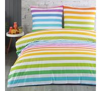 Buymax® Housse de Couette 3 Pièces 200x200 cm 100% Coton - Parure de lit Renforcé avec 2 Taies d’Oreiller 80x80 cm, Fermeture Éclair, Certifiée Oeko-TEX