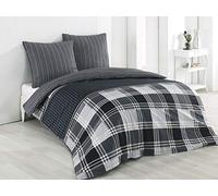 Buymax® Housse de Couette 3 Pièces 200x200 cm 100% Coton - Parure de lit Renforcé avec 2 Taies d’Oreiller 80x80 cm, Fermeture Éclair, Certifiée Oeko-TEX
