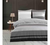 Buymax® Housse de Couette 3 Pièces 200x200 cm 100% Coton - Parure de lit Renforcé avec 2 Taies d’Oreiller 80x80 cm, Fermeture Éclair, Certifiée Oeko-TEX