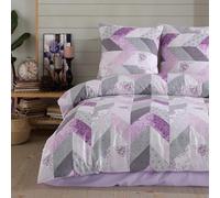 Buymax® Housse de Couette 3 Pièces 200x220 cm 100% Coton - Parure de lit Renforcé avec 2 Taies d’Oreiller 80x80 cm, Fermeture Éclair, Certifiée Oeko-TEX