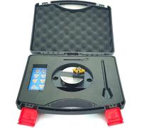 Buyohlic Base ovale pour faire des boules convexes et des courbures concaves avec échelle de graduation avec 10 embouts de rechange II fournis avec valise en plastique (double bit))