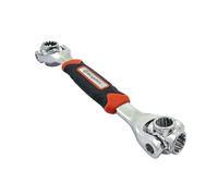 BUYOHLIC Clé à douille universelle 52 en 1 - Outil multifonction en acier inoxydable avec tête rotative à 360° et poignée en caoutchouc