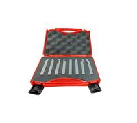 Buyohlic Ensemble d'outils de forme de tour HSS M2 - Hard & Ground - Tournage, filetage (tige carrée 16 x 16 x 125 mm)