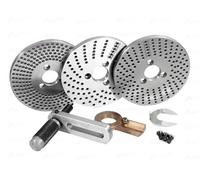 Buyohlic Lot de 3 plaques d'indexation en acier pour tables rotatives HV4 I 5 I 6