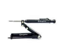 BUYOHLIC Outil de traçage en alliage d'aluminium avec crayon à trou profond, outil de traçage multifonction pour la construction