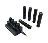 Buyohlic - Support de barre d'alésage avec manches interchangeables, support d'outils de précision pour machines CNC et tour (12 x 12 mm)