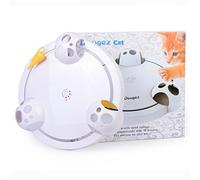 Buyter Plaque tournante de Jeu de Souris d'attrape de Puzzle électrique de Jouet tournant de Plateau tournant de Chat interactif