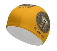 Buytruew Hedgehugs Bonnet de bain en forme de hérisson pour homme et femme - Bonnet de bain imperméable pour cheveux courts et longs - Marron