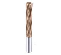 BUYTUS Alésoir machine en carbure de 1 mm à 20, cannelure droite revêtue, tolérance H7, mandrin, fraise métaux acier trempé, 6 cannelures(1.6mm,Spiral Flute)
